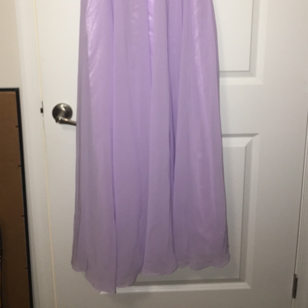 LILAC BEJEWELED PROM DRESS - Picture 6 of 6